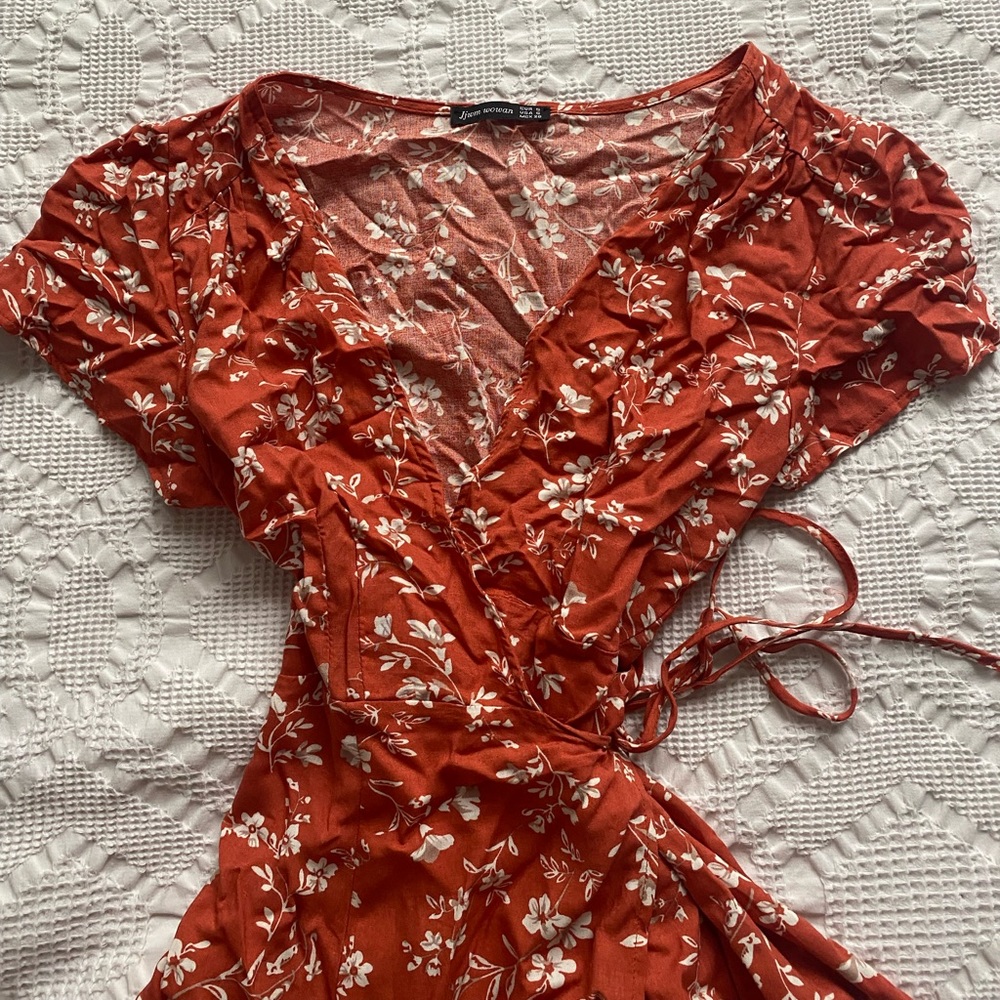Floral Wrap Dress